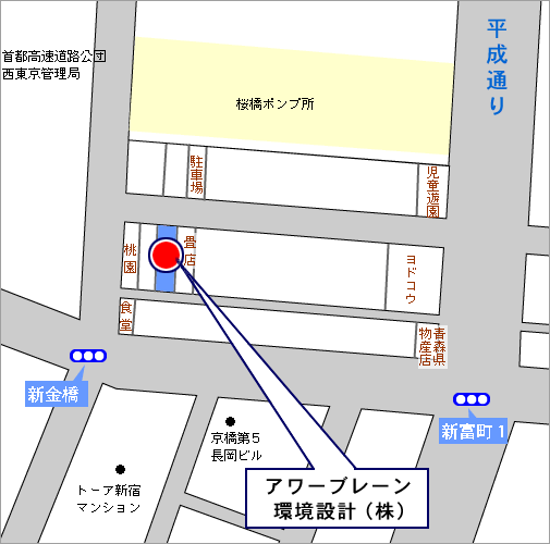簡略化された地図