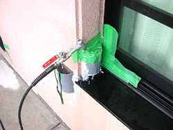 サッシュシーリング肌別れ箇所
